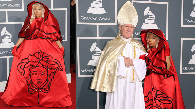 Illustration for article titled Sartorial Inanity Abounds on Grammys Red Carpet